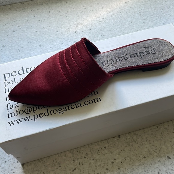PEDRO GARCÍA SATIN MULES - Picture 2 of 7